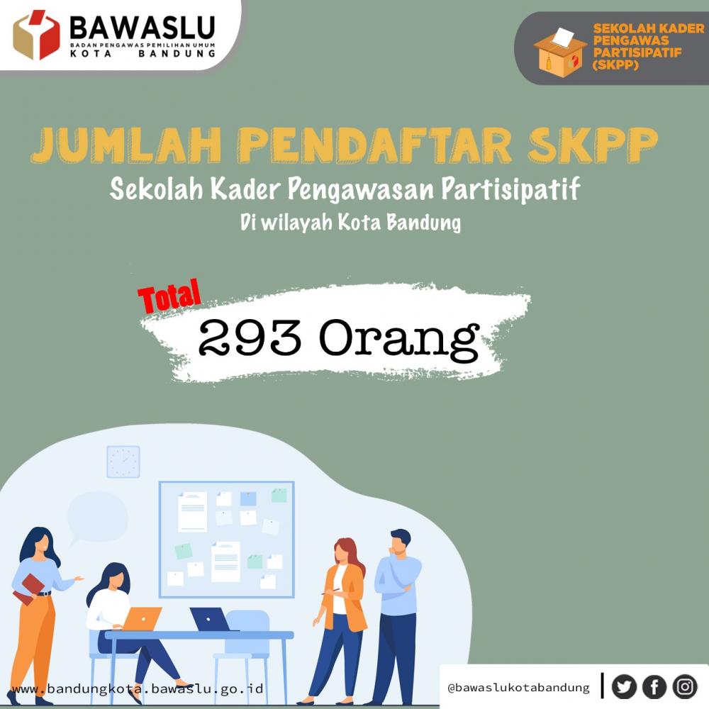 Pendaftar SKPP wilayah Kota Bandung terbanyak ke 4 