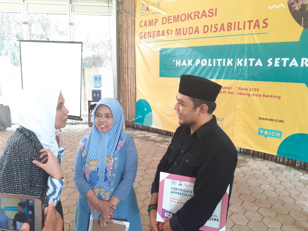 Bawaslu Dukung Program Peningkatan Partisipasi Politik Generasi Muda Disabilitas