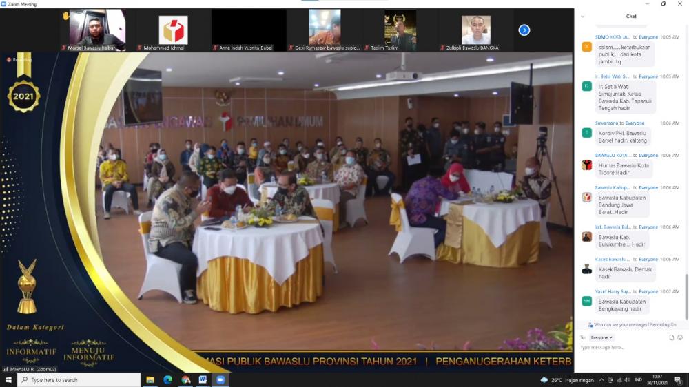 Abhan : Bawaslu Provinsi Kooperatif Dalam Penilaian