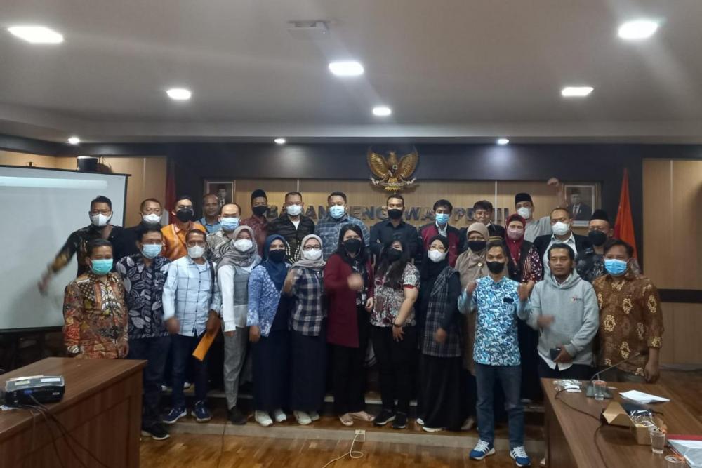 Koordiv Hukum Bawaslu Kota Bandung hadiri Rapat Evaluasi Revisi Perbawaslu 26 Tahun 2018