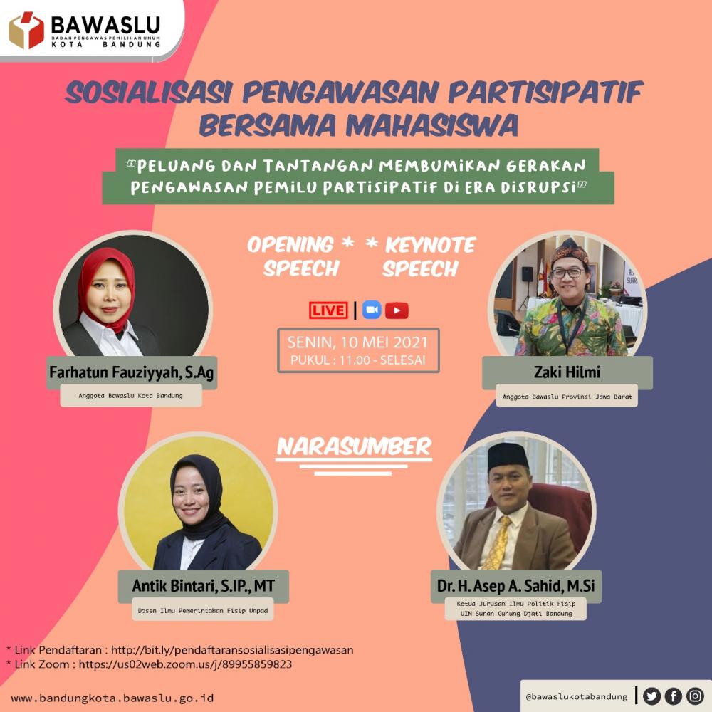 Peluang dan Tantangan Membumikan Gerakan Pengawasan Pemilu Partisipatif di Era Disrupsi