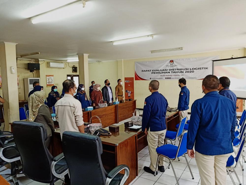 Rapat Evaluasi Distribusi Logistik Pemilihan Tahun 2020