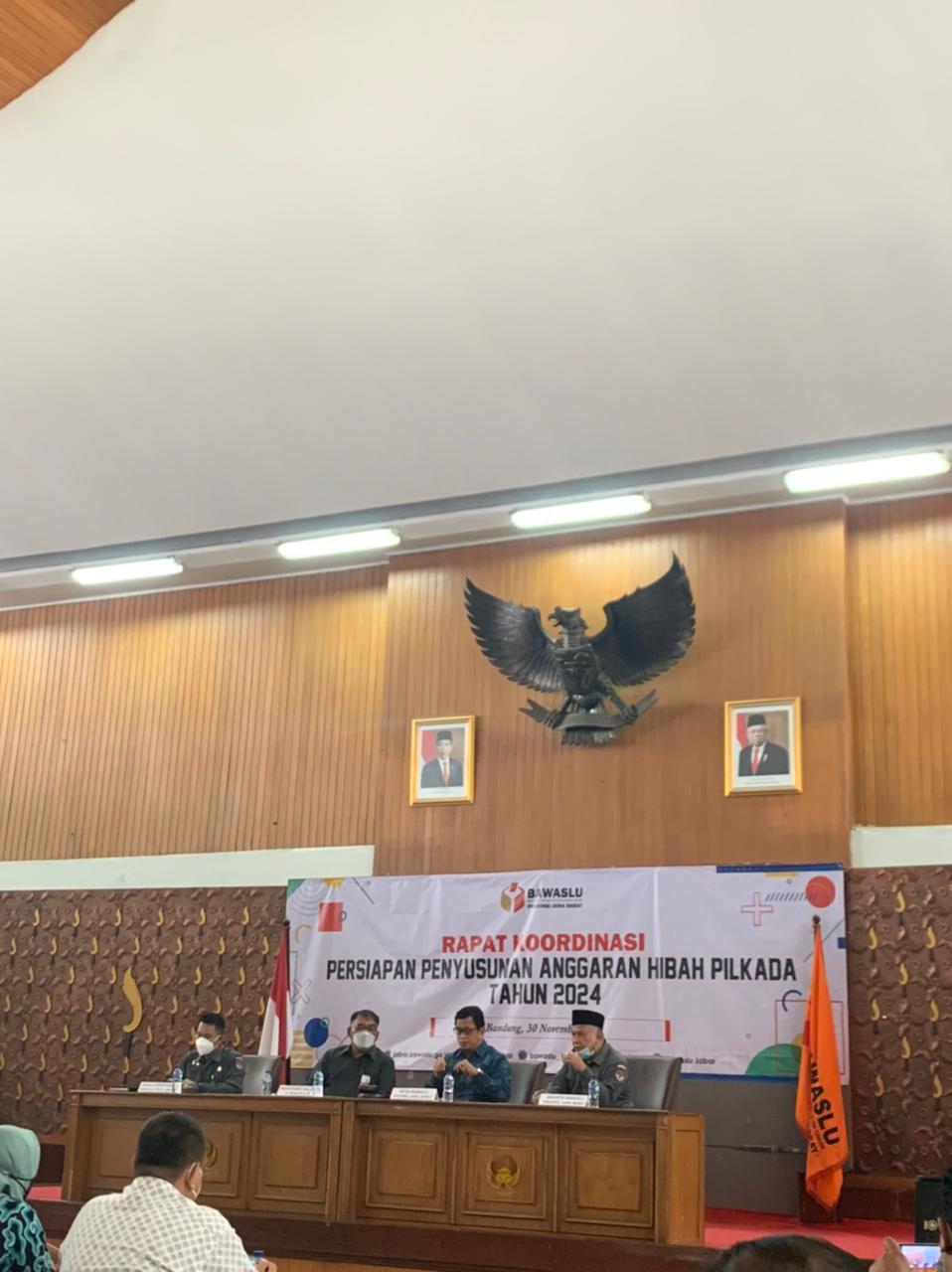 Rapat Koordinasi Persiapan Penyusunan Anggaran Hibah Pemilihan Tahun 2024