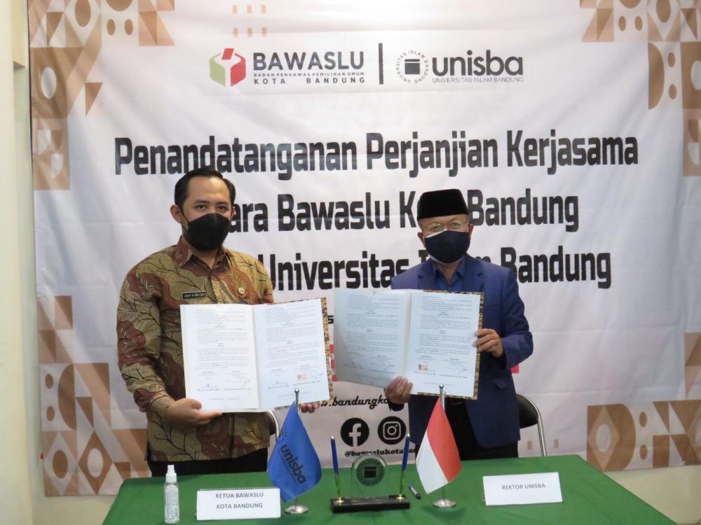 MoU Bawaslu Kota Bandung dan Universitas Islam Bandung