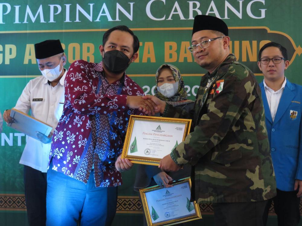 Tingkatkan Hubungan Antar Lembaga, Bawaslu Kota Bandung MoU Dengan GP Ansor