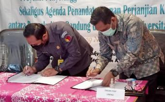 Agenda Penandatanganan MoU Antara Bawaslu Kota Bandung Dengan Fisip Universitas Padjadjaran