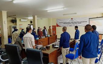 Rapat Evaluasi Distribusi Logistik Pemilihan Tahun 2020