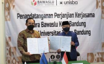 MoU Bawaslu Kota Bandung dan Universitas Islam Bandung